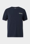 TRAIN LOGO SERIES TEE TAPE - Βασικό μπλουζάκι - blue