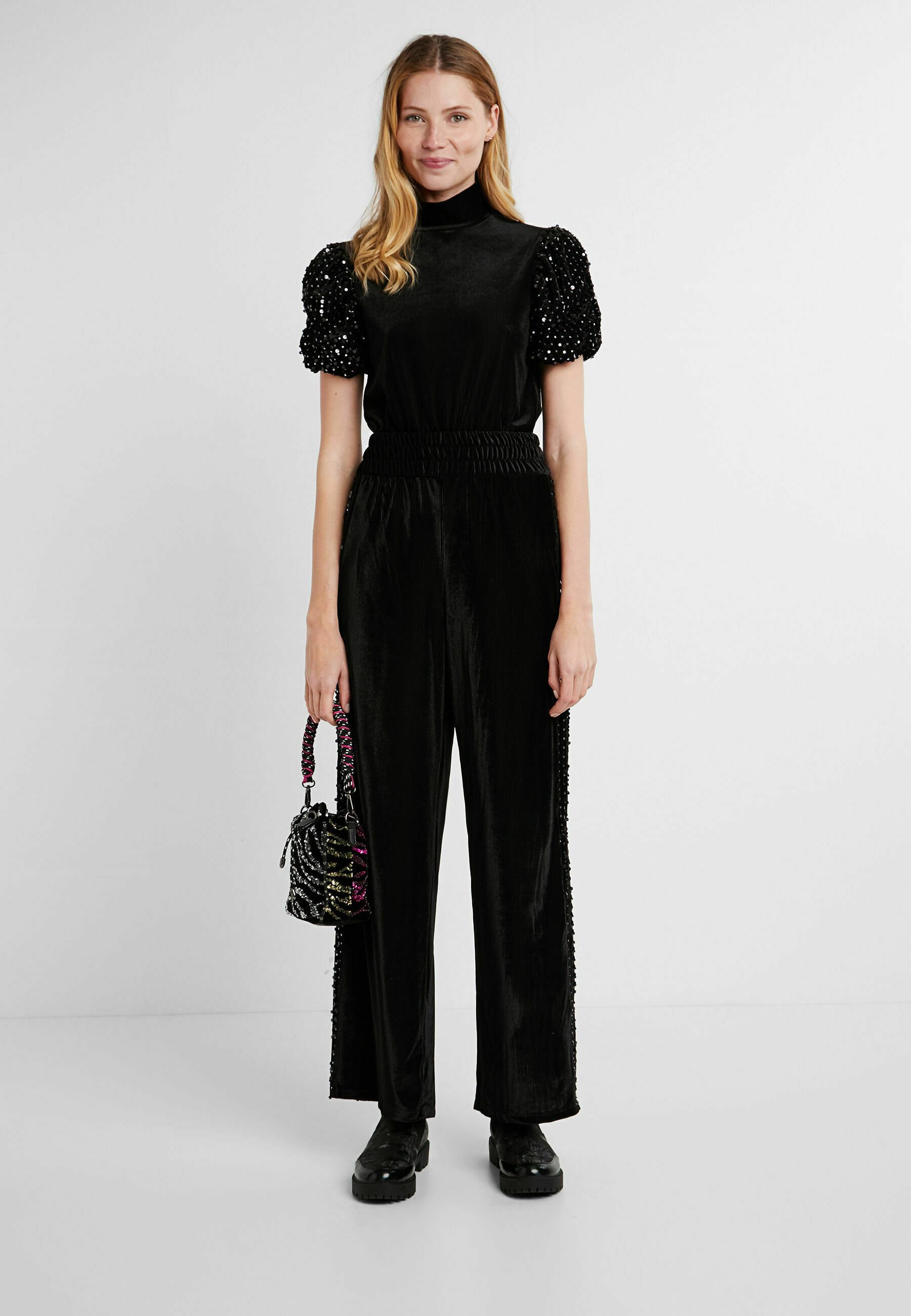 Desigual Pantaloni - black/nero - Zalando.it