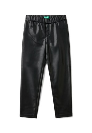 United Colors of Benetton, ELASTICATED WAIST SLIM FIT - Pantalones - black
