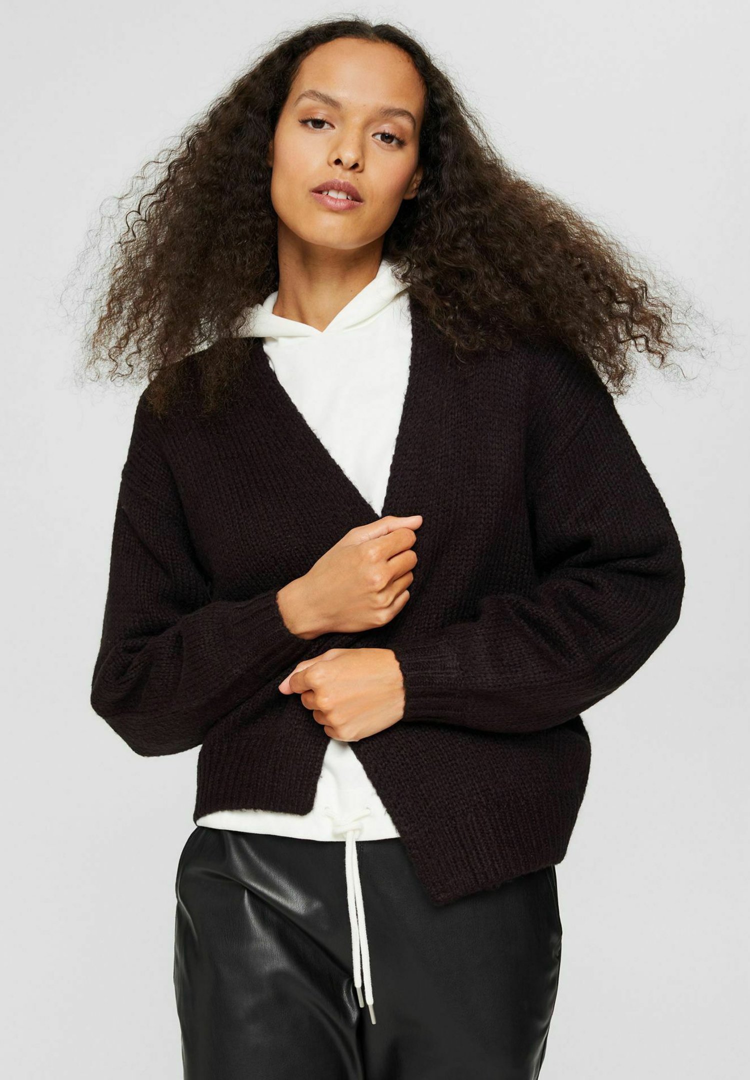 edc by Esprit Cardigan - black - Zalando.ie