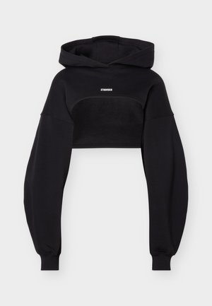 Stronger, CROPPED HOODIE - Суитшърт с качулка - black