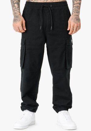 Pantalones cargo - black grey