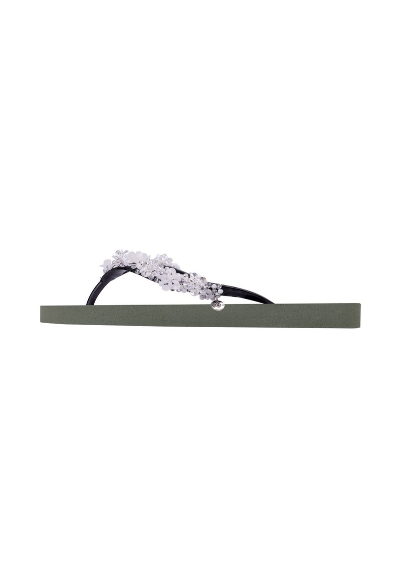 Uzurii PRECIOUS BLOOM  - T-bar sandals - army green