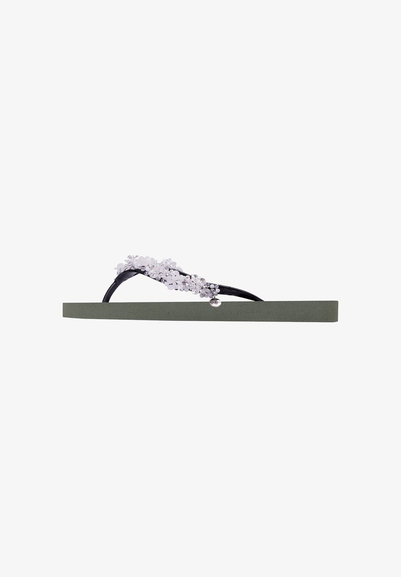 Uzurii PRECIOUS BLOOM  - T-bar sandals - army green