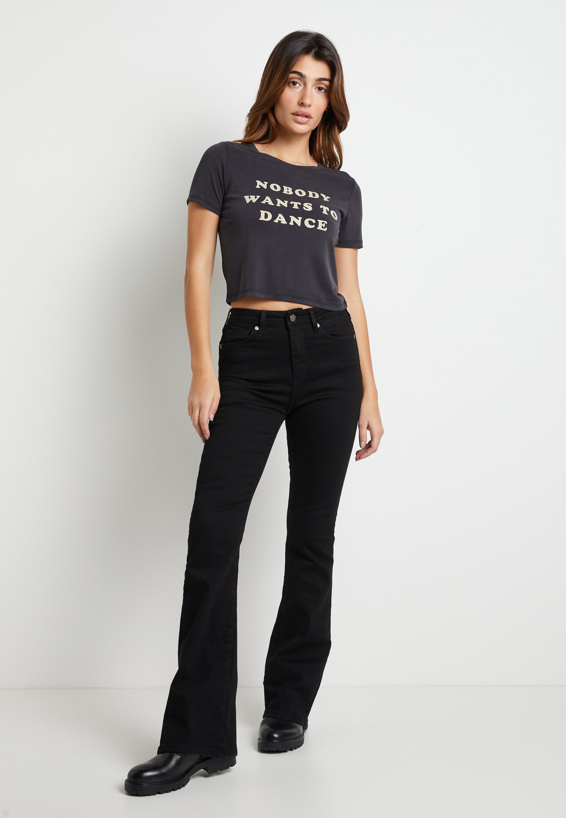 Pepe Jeans DUA LIPA X PEPE JEANS - Print T-shirt - black - Zalando.ie