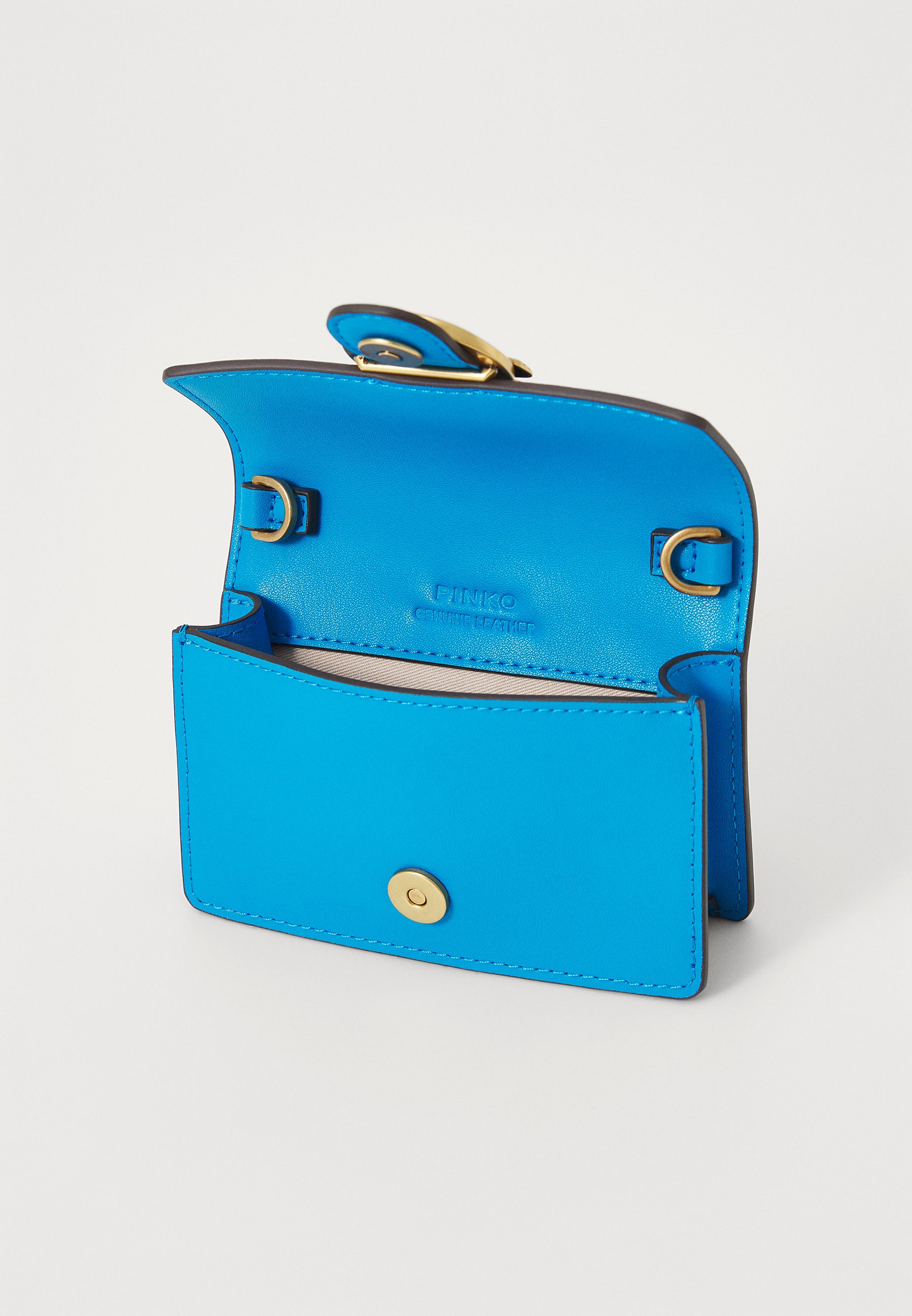 Pinko LOVE ONE MICRO - Cross body bag - azzurro dresda/antique