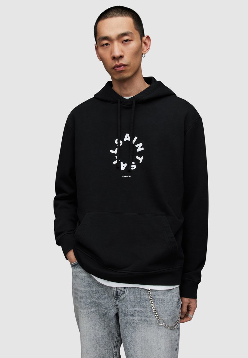 AllSaints TIERRA - Felpa con cappuccio - black