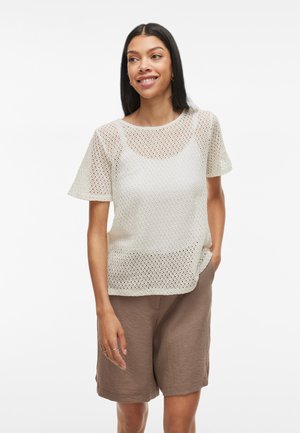 VIMINE O NECK - T-shirt basique - snow white