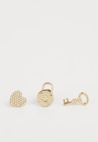BOX PIN HEART LOCK KEY TRIO 3 PACK - Broșă - gold-coloured