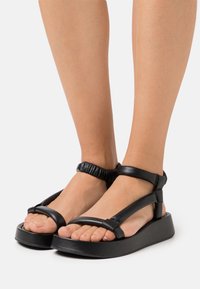 Ash Platform sandals - black