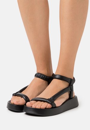 Ash Sandalen met plateauzool - black