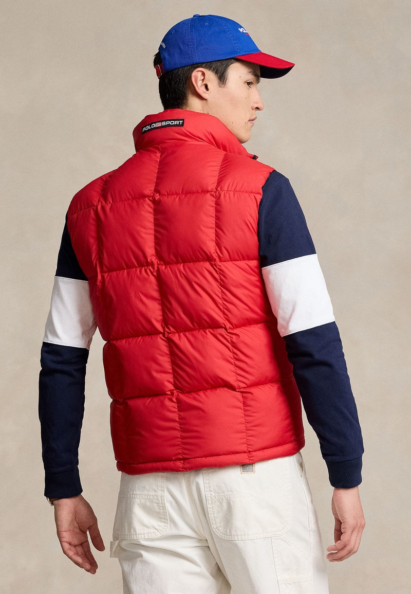 Chaleco Rojo Hombre Chaleco Ralph Lauren Agua-Repellent Utility