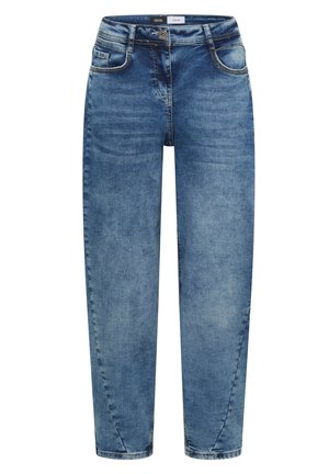 Cecil, HIGH WAIST BARREL LEG JEANS IM LOOSE FIT - Jeans fuselé - light blue used wash