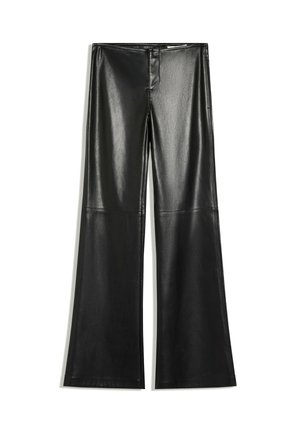 Bershka, SLIM TROUSERS - Pantalon classique - black