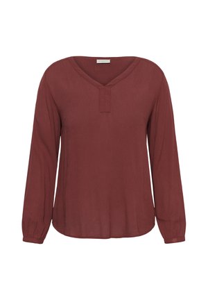 Kaffe Curve, KCAMI LONG SLEEVE - Blouse - port