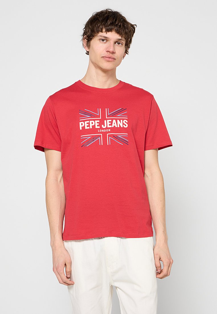 Pepe Jeans T-shirt print rood