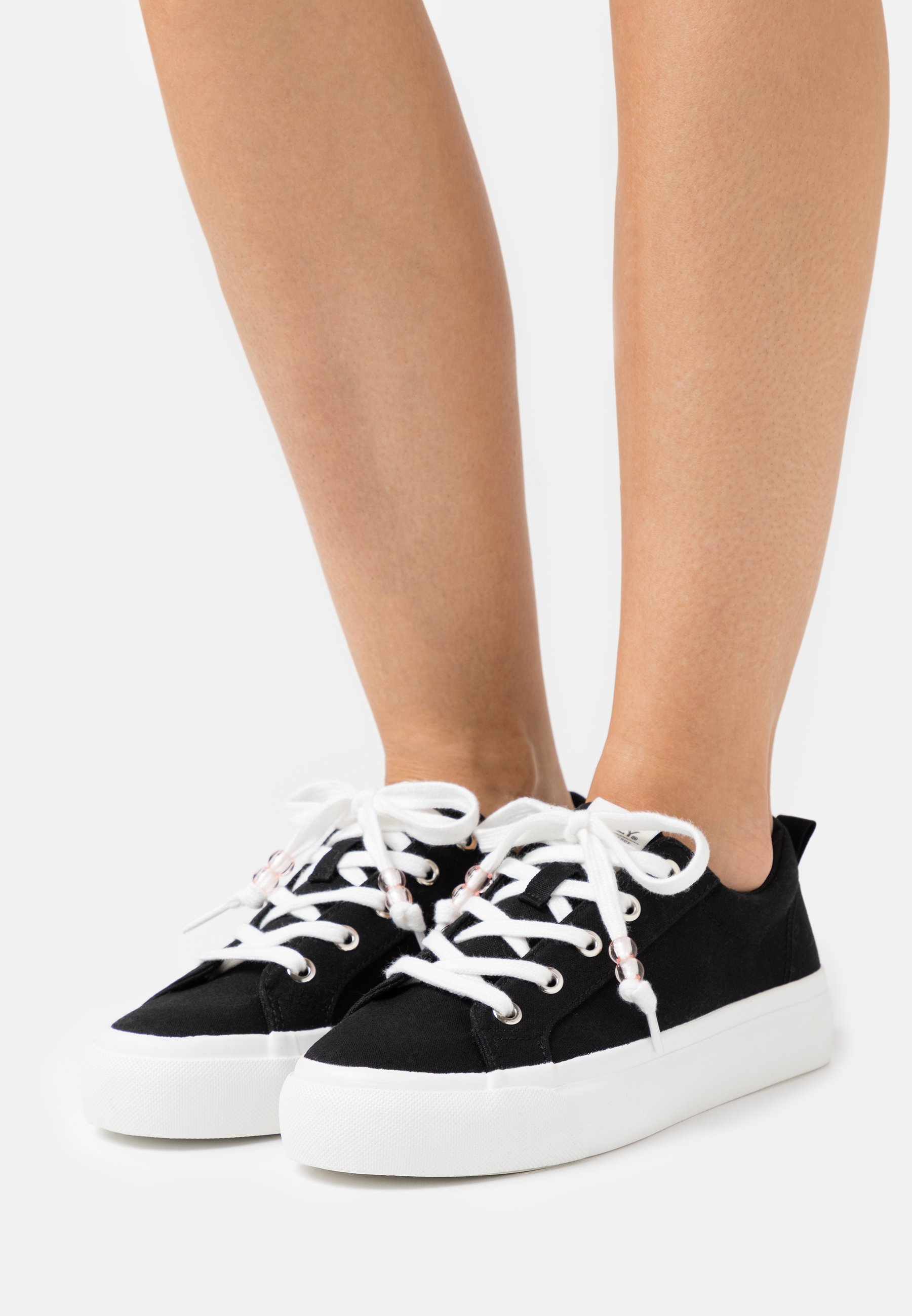 ONLY SHOES ONLLIV BEADS - Sneakers laag - black/Zwart - Zalando.nl
