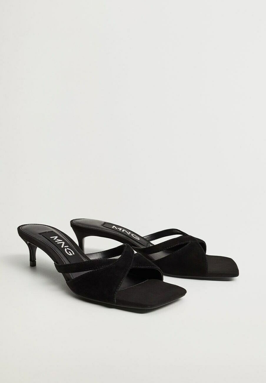 mango black mules