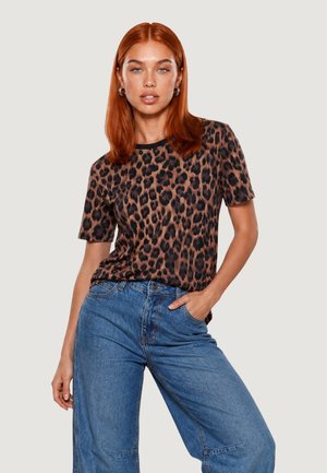 I AM, T-shirt imprimé - brown