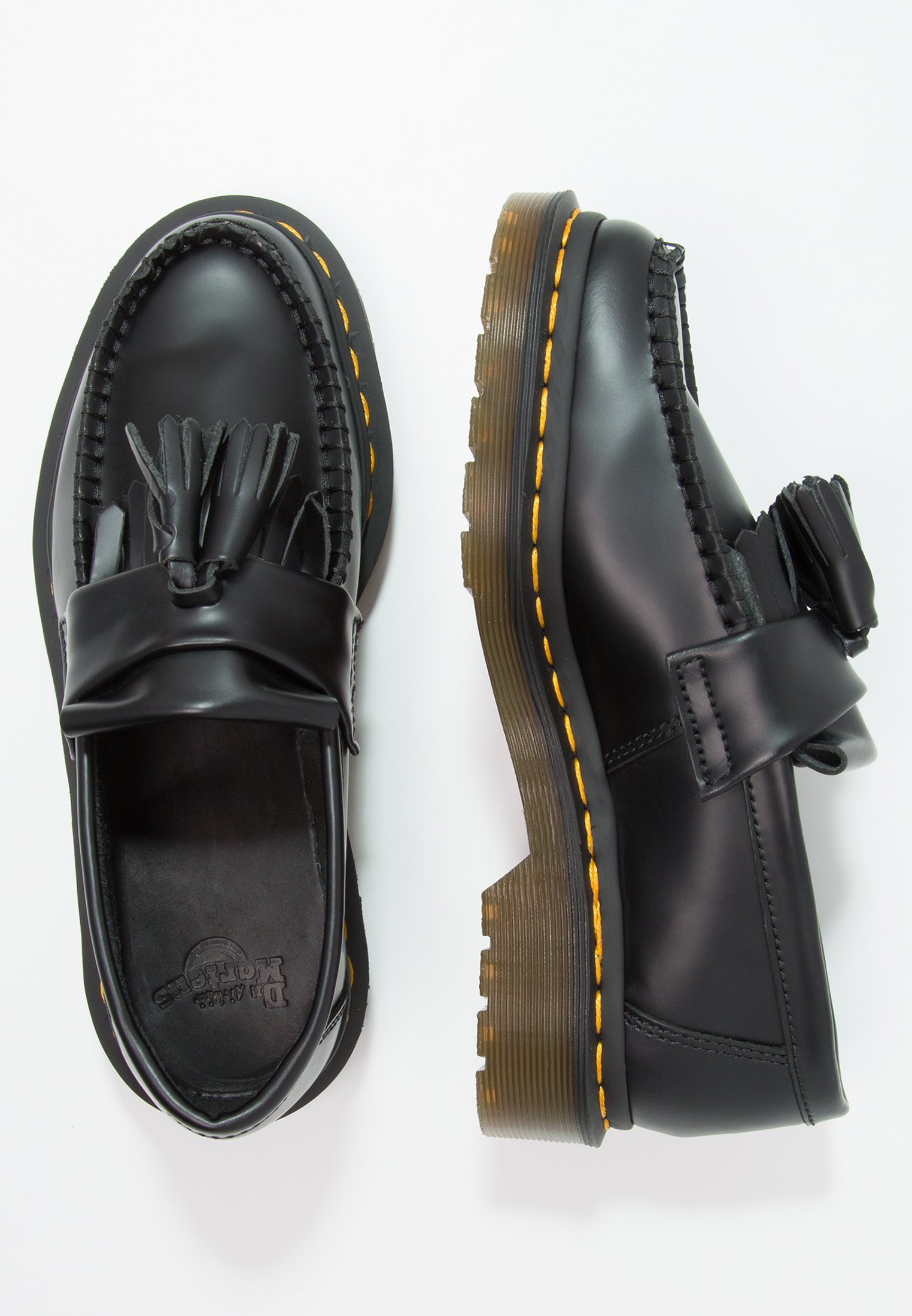 Dr. Martens ADRIAN - Slip-ons - black/black - Zalando.co.uk