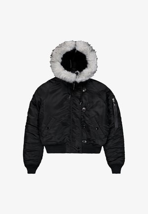 Alpha Industries, ALPHA INDUSTRIES WOMEN - COLD WEATHER JACKETS N-2B CROPPED W - Winterjacke - black