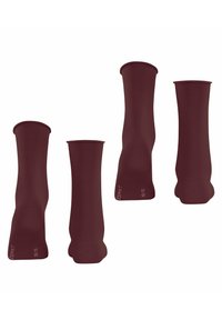 Esprit BASIC PURE 2-PACK - Sokken - shadow red