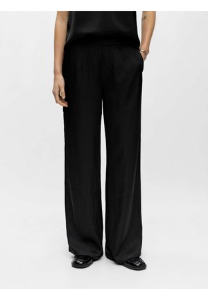 Stoffhose - black