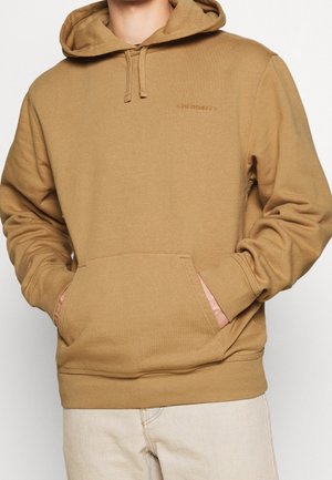 Felpa con cappuccio - tan