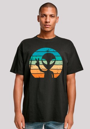 Print T-shirt - schwarz