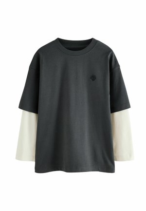 Next, SKATE SLEEVE T-SHIRT - Long sleeved top - charcoal grey