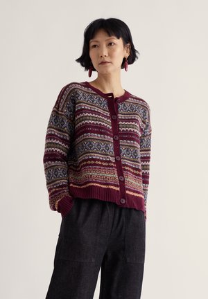 Seasalt Cornwall, SEASALT CORNWALL COPPERHOUSE CARDIGAN - Cardigan - purple - larkspur dark hellebore