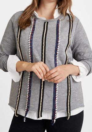 Sweatshirt - mottled grey