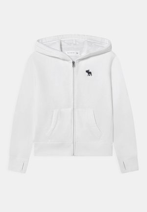 UNIFORM - Zip-up sweatshirt - white