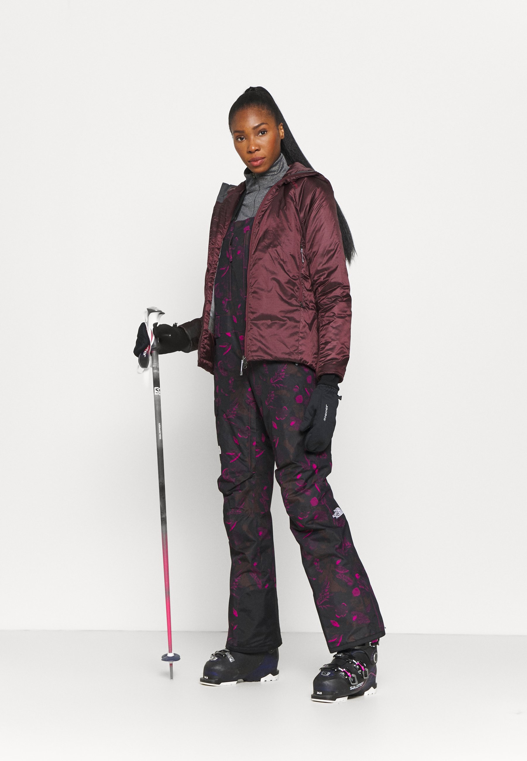 The North Face FREEDOM BIB - Pantaloni da neve - pink/fuxia - Zalando.it