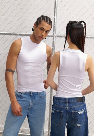 UNISEX 2 PACK - Linne - white/black