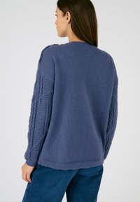Damart À TORSADES ET BOUTONS  - Maglione - Midnight Blue