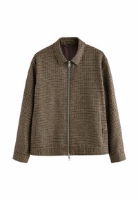 REGULAR FIT - SIGNATURE MOONS DOGTOOTH - Könnyű dzseki - brown