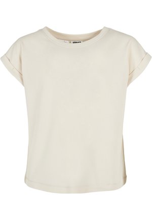 EXTENDED SHOULDER - T-shirt - bas - whitesand