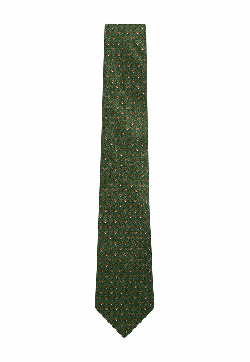 Next ITALY - Cravată - olive green geometric