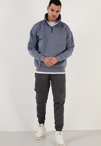Buratti REGULAR FIT - Sudadera - dark grey