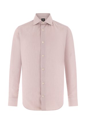 Boggi Milano, ULTIMATE NON IRON REGULAR FIT STRIPED - Camisa elegante - burgundy