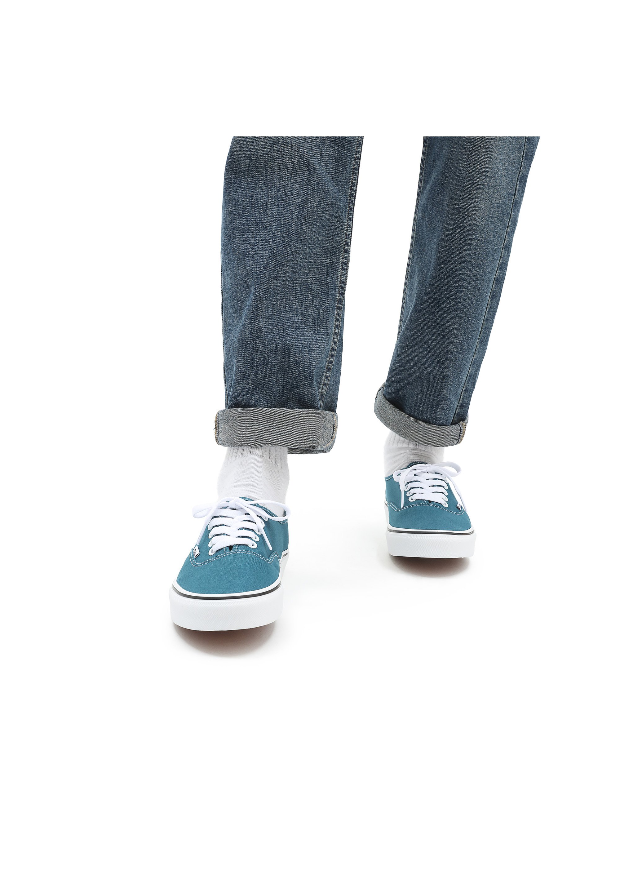 vans authentic blue true white