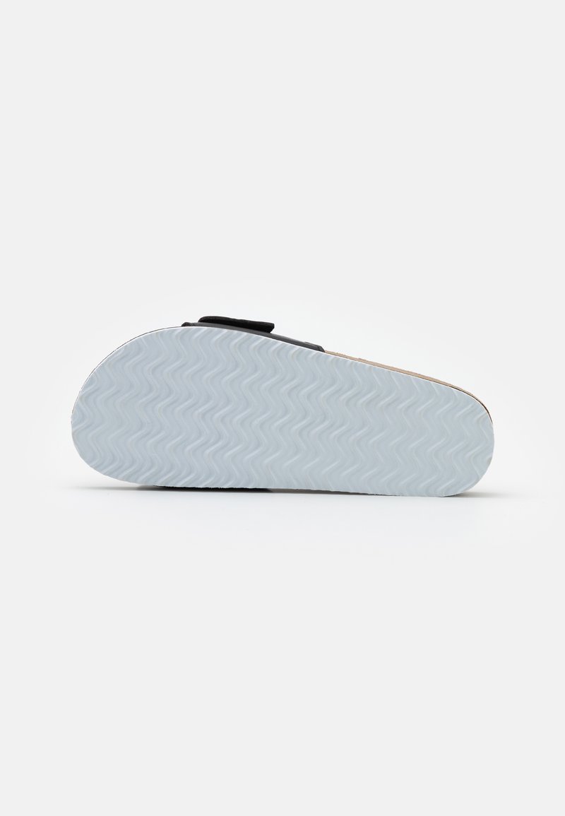 Damen Flache Pantoletten | TOM TAILOR Pantolette flach black/schwarz - JX89574 Damen Flache Pantoletten | TOM TAILOR Pantolette flach black/schwarz - JX89574