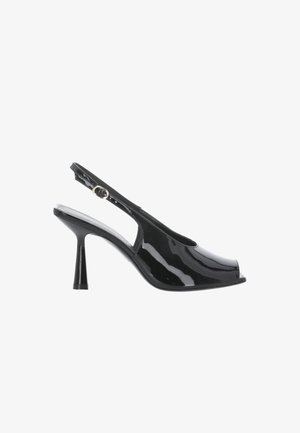 Stuart Weitzman, SLINGBACK VAL 85 - Spuntate - nero