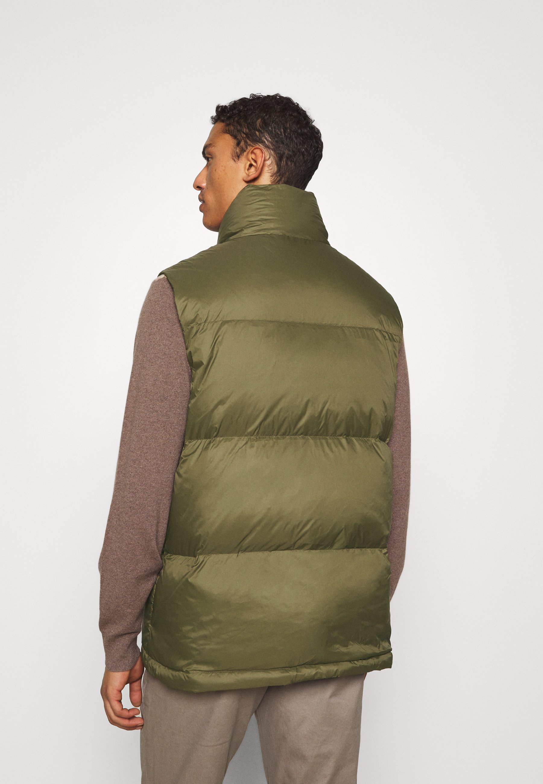 DOWN VEST UNISEX - Waistcoat - army 