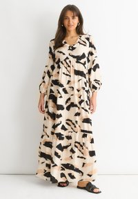GINI LONDON ANIMAL PRINT - Maksimekko - offwhite