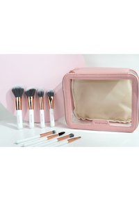 Brushworks BRUSHWORKS EXCLUSIVE MAKEUP BRUSH AND BAG SET - Makeup pensel - pink, white & gold
