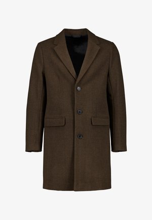 Lindbergh, CLASSIC COAT - Korte frakker - dk brown mel