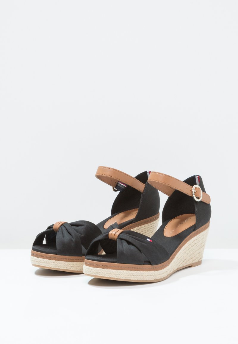 Hilfiger ELBA - Plateausandaler - black/sort - Zalando.dk