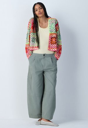 Next, Vest - multi pink green